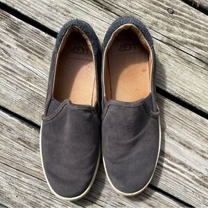 UGG Dark Gray Slip-On Shoes